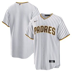 San Diego Padres Nike Home Blank Replica Jersey – White