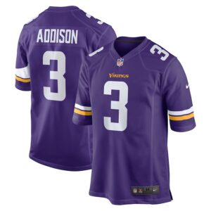 Jordan Addison Minnesota Vikings Nike 2023 NFL