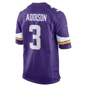 Jordan Addison Minnesota Vikings Nike 2023 NFL