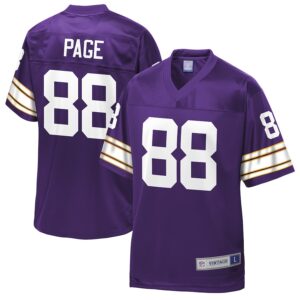 Alan Page Minnesota Vikings NFL Pro Line Retired Player Replica Jersey – Purple