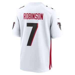 Bijan Robinson Atlanta Falcons Nike 2023 NFL Draft First Round Pick Game Jersey – White