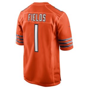 Justin Fields Chicago Bears Nike 2021 NFL Draft First Round Pick Alternate Classic Game Jersey – White