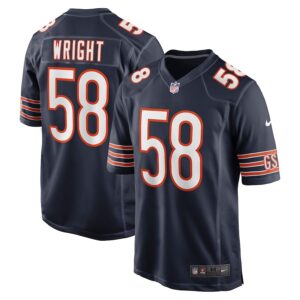 Darnell Wright Chicago Bears Nike 2023 NFL Draft First Round Pick Game Jersey – Navy