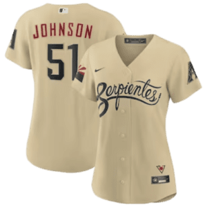 Randy Johnson Arizona Diamondbacks Nike Women’s City Connect Replica Player Jersey – Sand