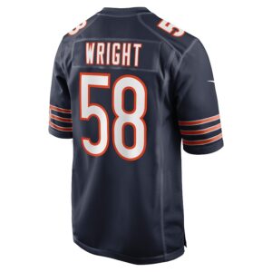 Darnell Wright Chicago Bears Nike 2023 NFL Draft First Round Pick Game Jersey – Navy