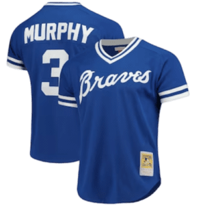 Dale Murphy Atlanta Braves Mitchell & Ness Cooperstown Mesh Batting Practice Jersey – Royal