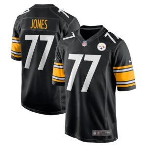 Broderick Jones Pittsburgh Steelers Nike 2023 NFL Draft First Round Pick Game Jersey – Black