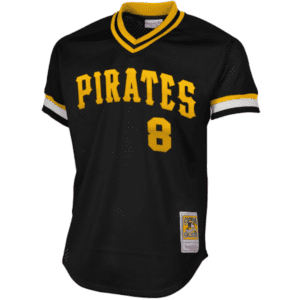 Willie Stargell Pittsburgh Pirates Mitchell & Ness 1982 Authentic Cooperstown Collection Mesh Batting Practice Jersey – Black