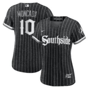 Yoan Moncada Chicago White Sox Nike Women’s 2021 City Connect Replica Player Jersey – Black