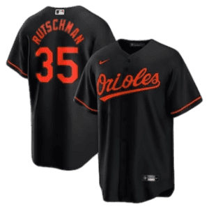 Adley Rutschman Baltimore Orioles Nike Alternate Replica Player Jersey – Black