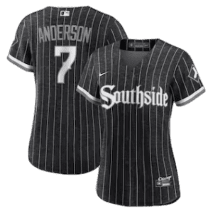 Tim Anderson Chicago White Sox Nike Women’s City Connect Replica Player Jersey – Black